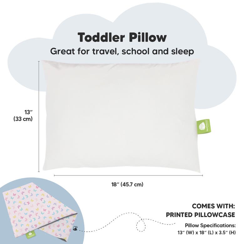 Shop Keababies Toddler Pillow With Pillowcase In Flutter