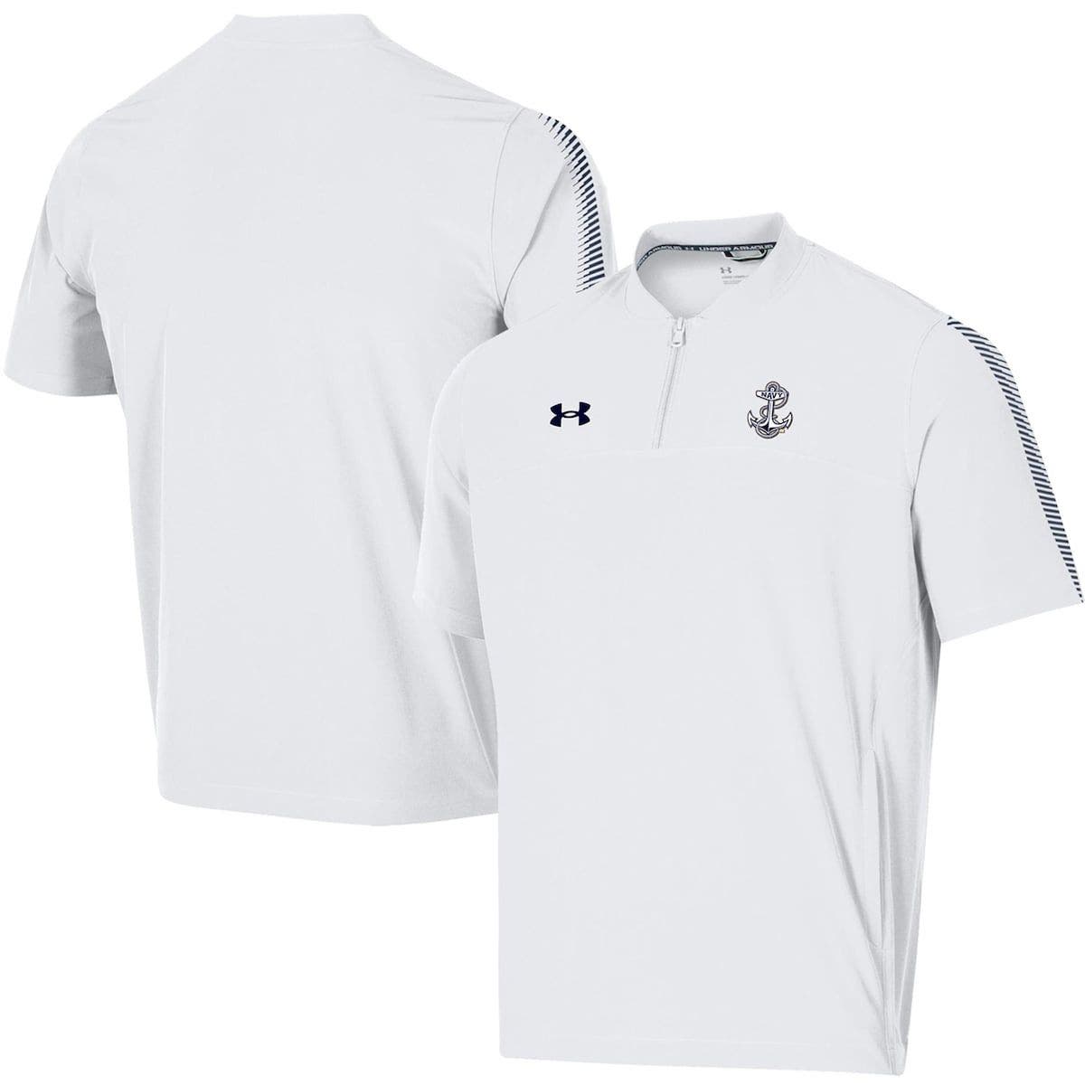 under armour white collar shirt