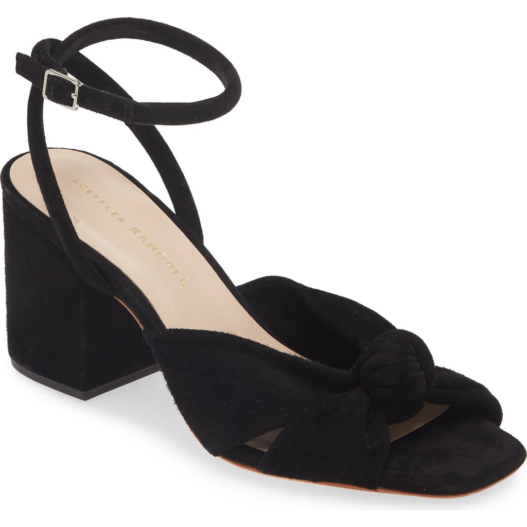 Loeffler Randall Fiamma Ankle Strap Sandal In Black