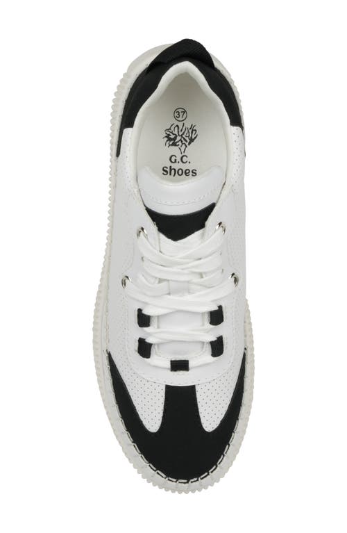 Shop Good Choice New York Madrid Platform Sneaker In Black/white