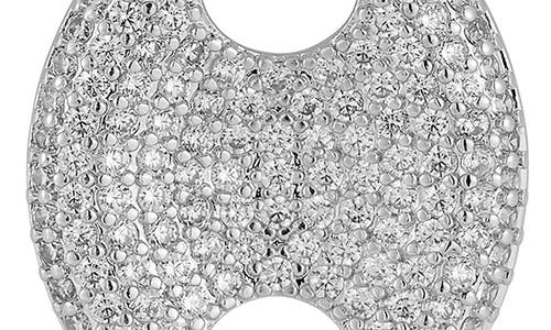 Chloe & Madison Chloe And Madison Cubic Zirconia Drop Earrings In Silver