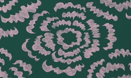 Deny Designs Modern Abstract Print Throw Pillow In Green