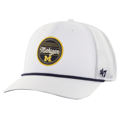 Men's '47 White/Royal Chicago Cubs 2024 Spring Training Foam Trucker Adjustable Hat