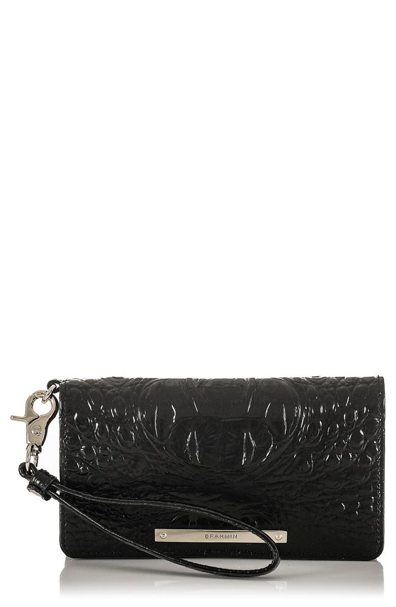 Brahmin Debra Croc Embossed Leather Phone Wallet | Nordstrom