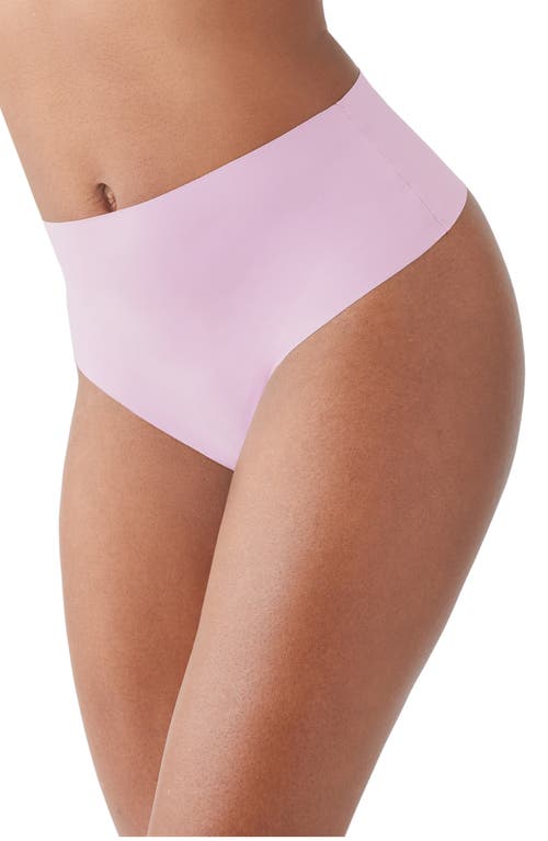 Shop B.tempt'd By Wacoal B.bare High Waist Thong In Dawn Pink