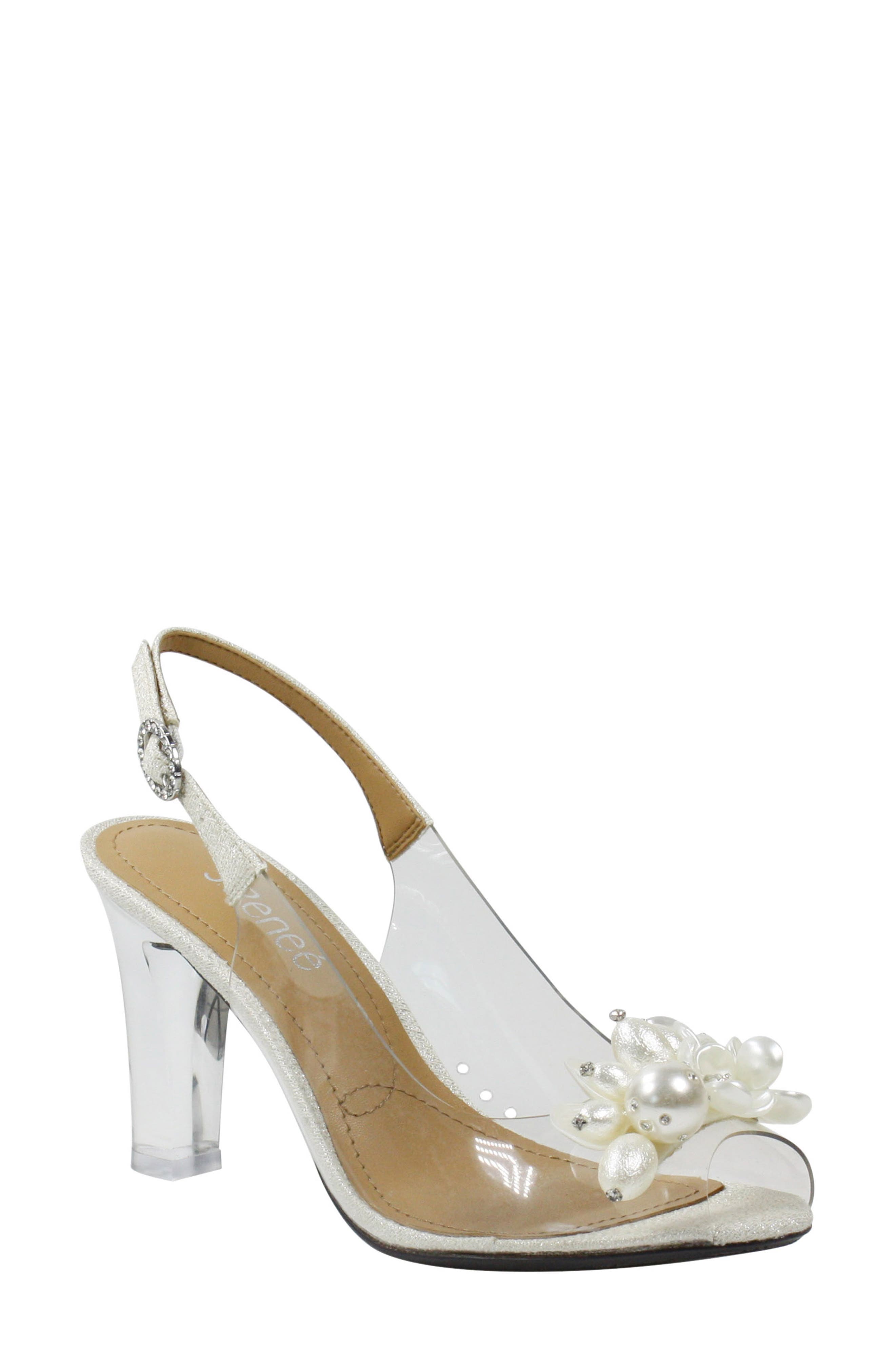 J. Renee Drisana Slingback Pump B - White