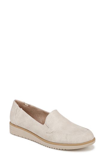 Soul Naturalizer Idea Moc Womens Faux Leather Slip On Loafers In Light Beige Faux Leather