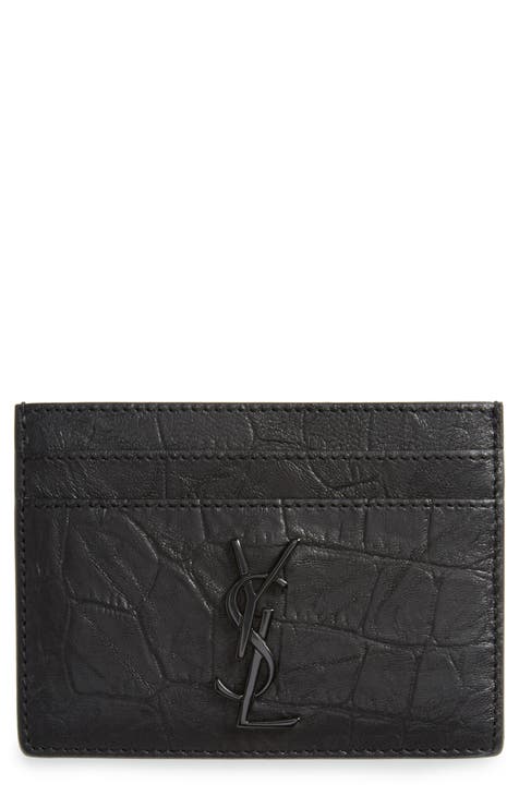 SAINT LAURENT - Leather Billfold Wallet - Men - Black for Men