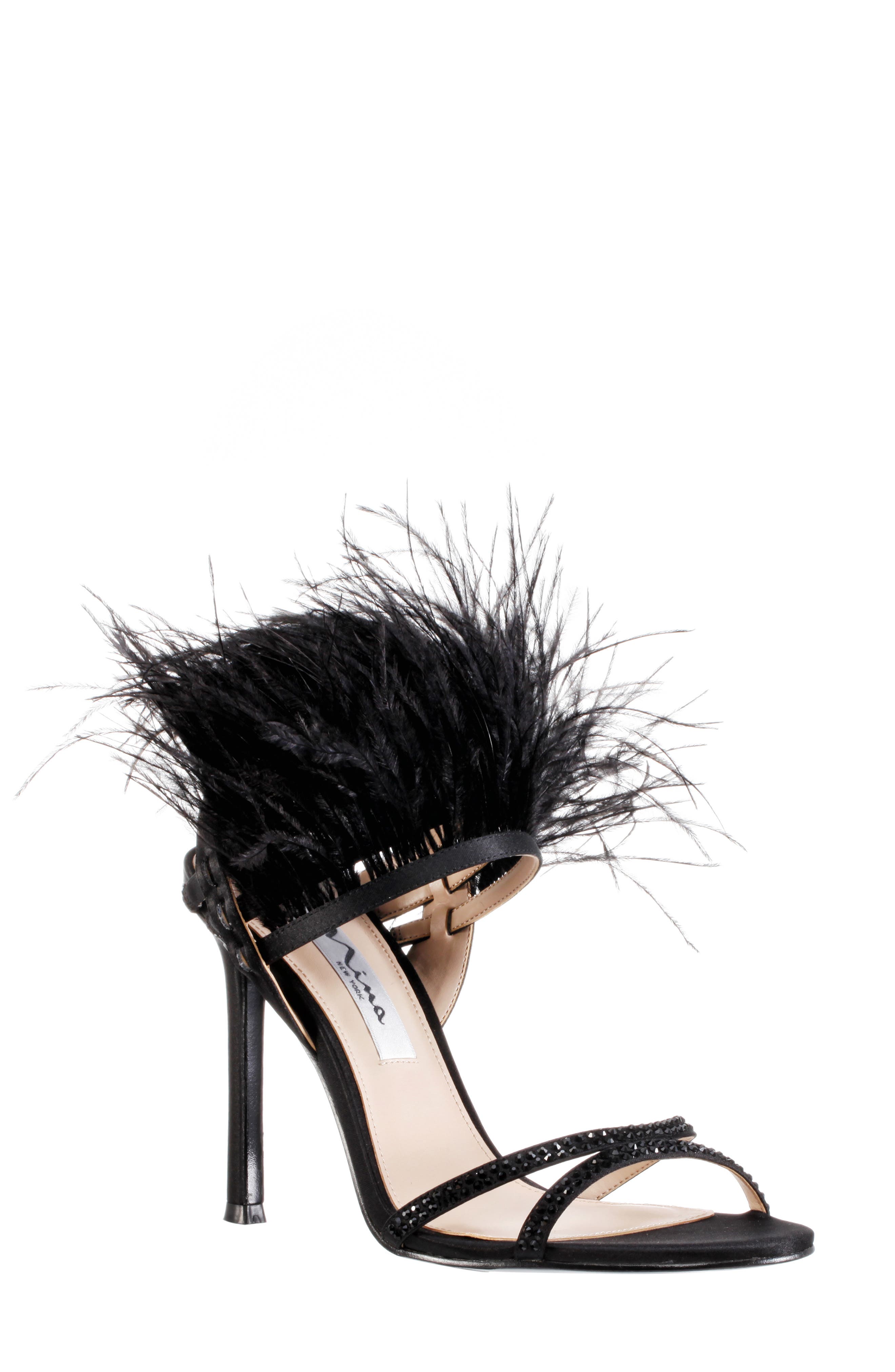 Nina black dress sandals Clearance