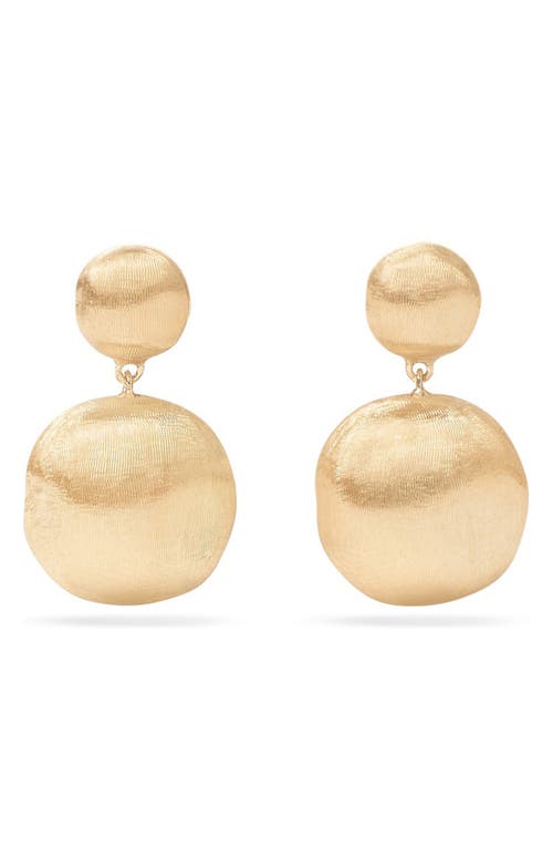 Marco Bicego Brushed Drop Earrings in Yellow Gold at Nordstrom
