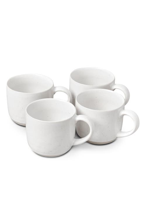 Fable The Mugs Set of 4 Mugs in Speckled White at Nordstrom