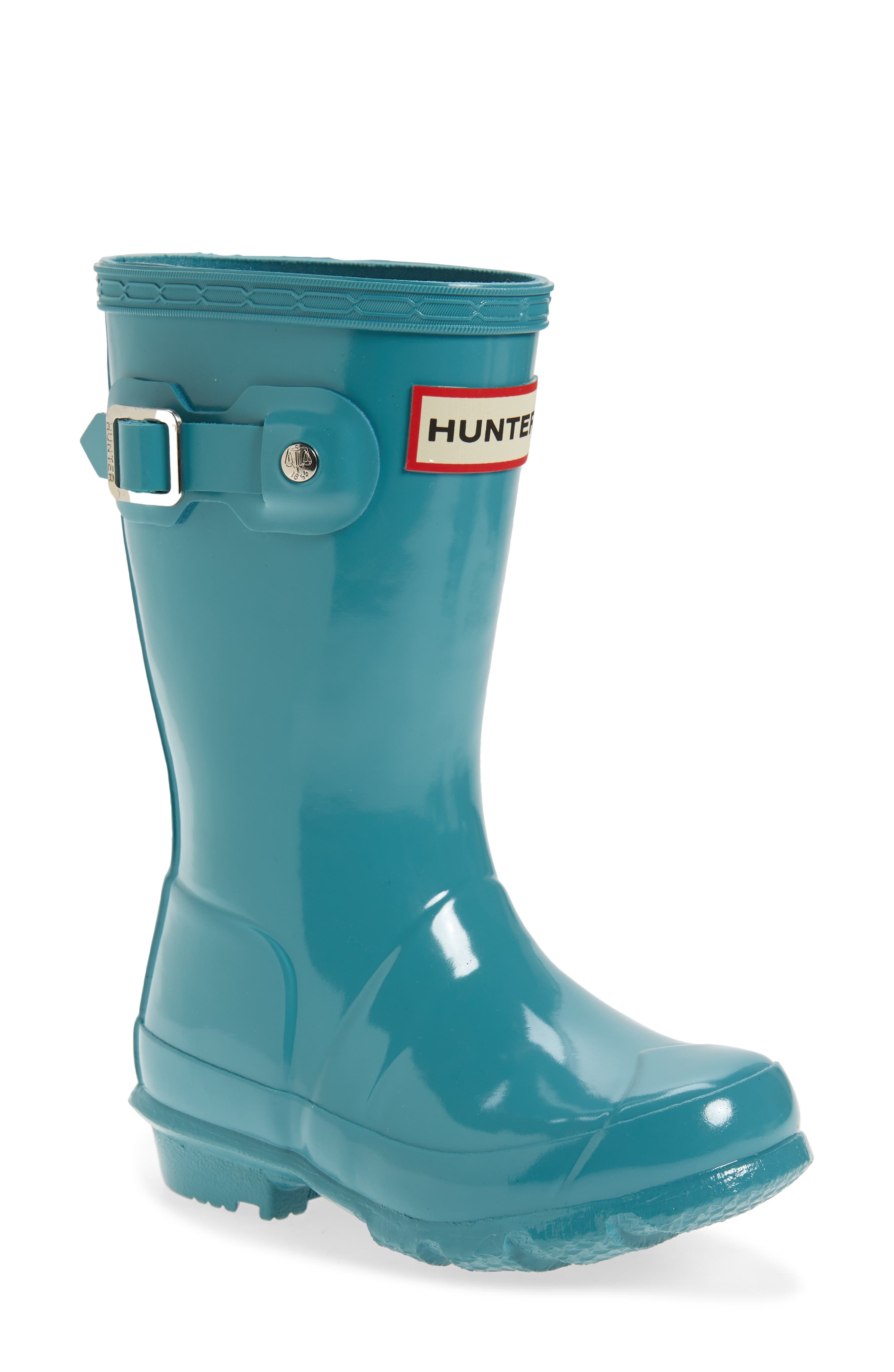 teal hunter rain boots