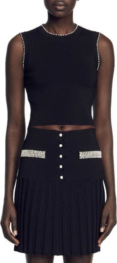 Sandro sales pearl sweater