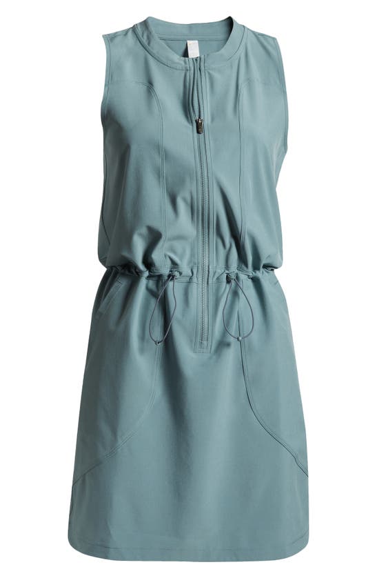 Shop Zella In Flight Utility Dress In Grey Thunder