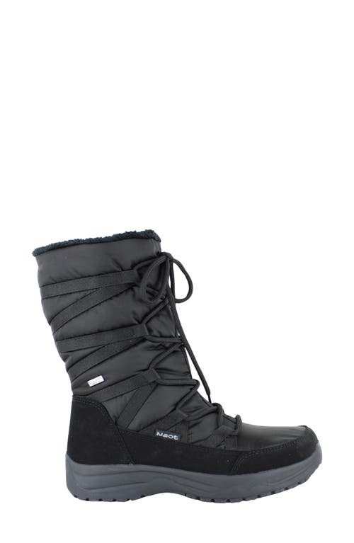 Naot Eldora Fleece Lined Water Resistant Boot in Black 