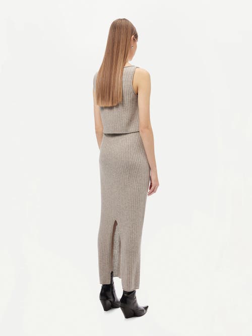 Gobi Mongolian Cashmere Cashmere Crop Top In Dawn Blue