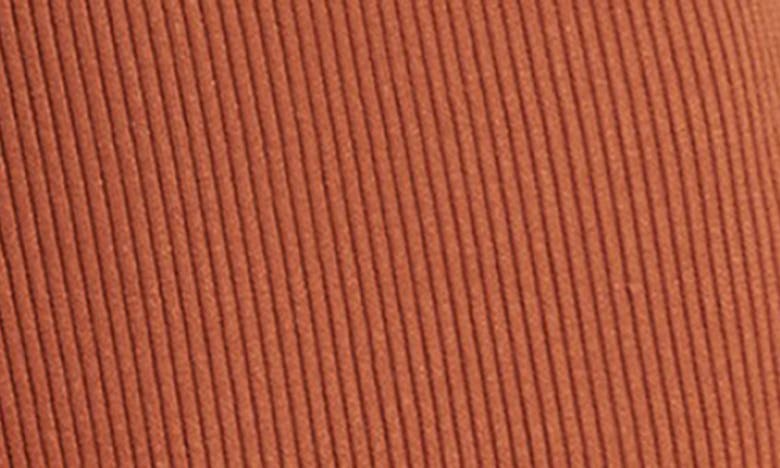 Bardot Asymmetric Single Long Sleeve Midi Dress In Toffee