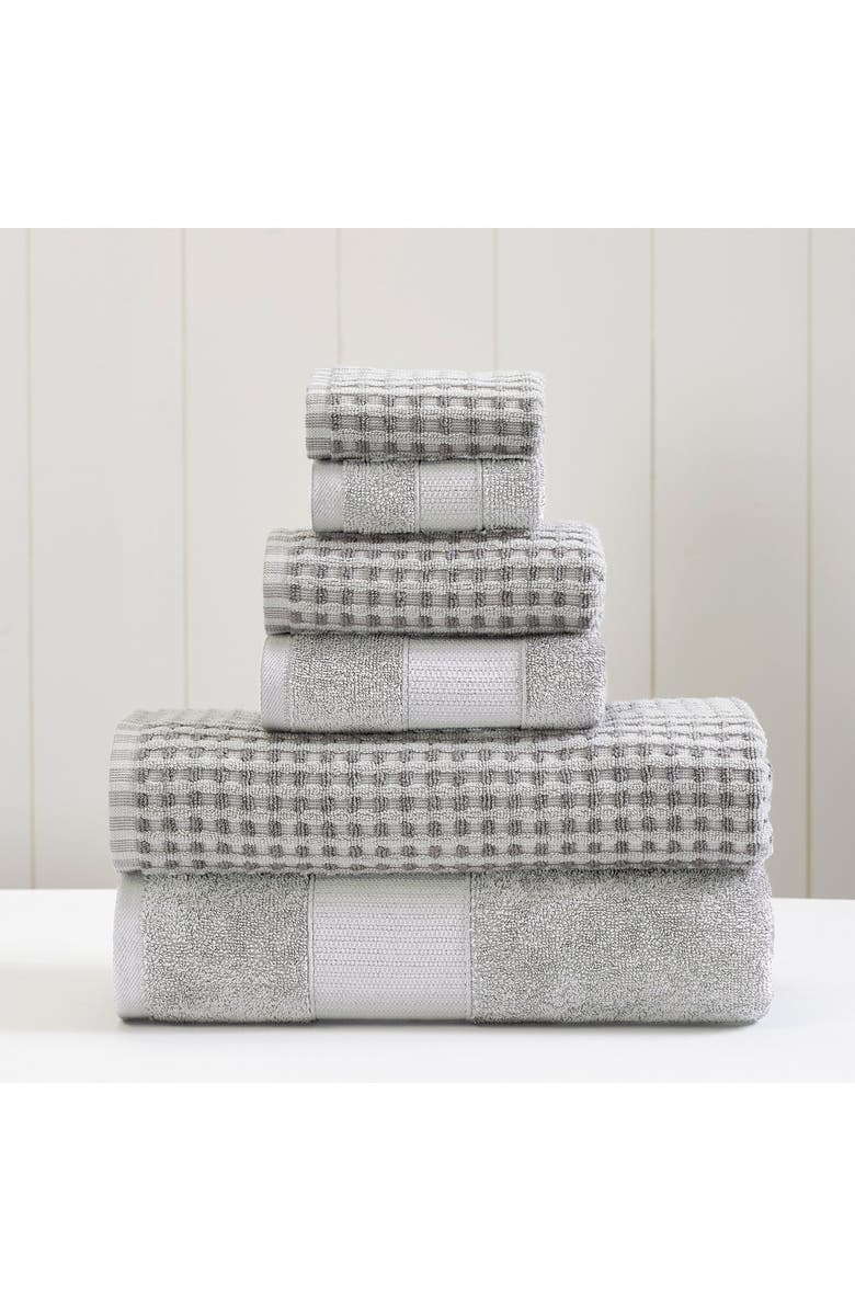 Modern Threads Luxury Spa Cobblestone Quick Dry 6-Piece Towel Set ...