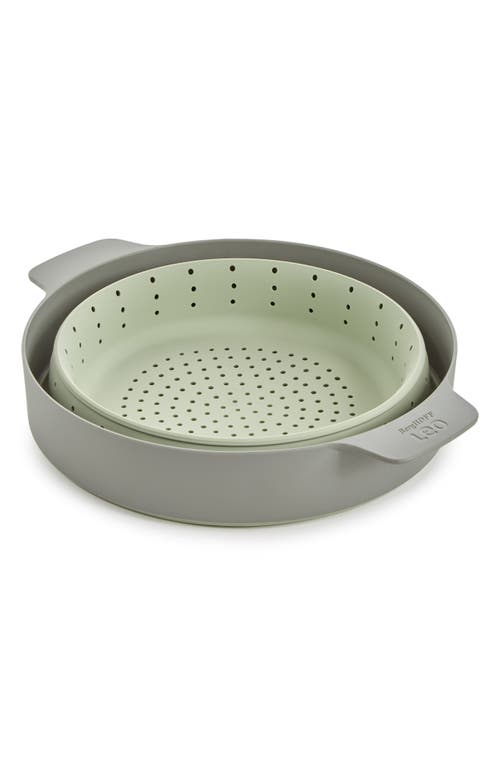 Berghoff Leo Balance Collapsible Steamer In Sage