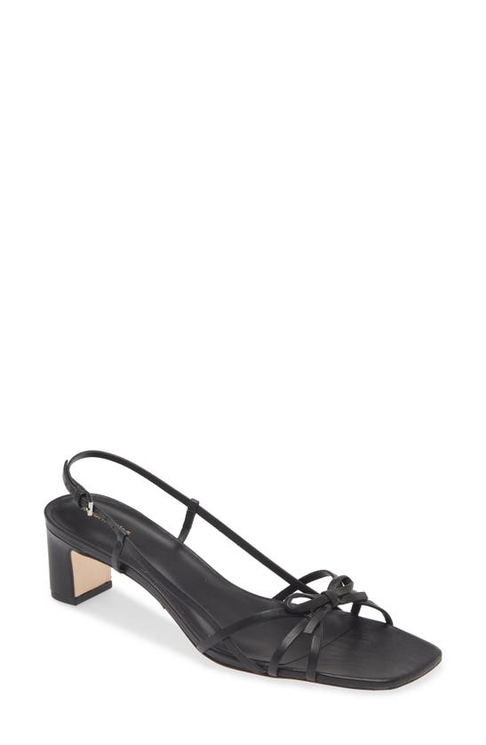 Shop Reformation Sally Slingback Sandal In Black