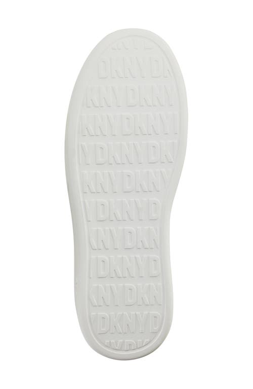 Dkny Jonas Knit Platform Sneaker In Ash