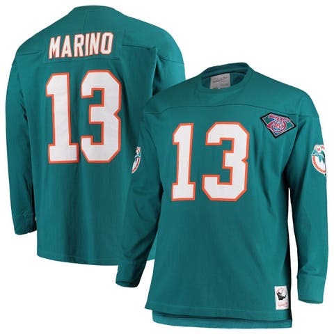 Men's Mitchell & Ness Dan Marino Aqua Miami Dolphins 1994 Authentic  Throwback Retired Player Jersey