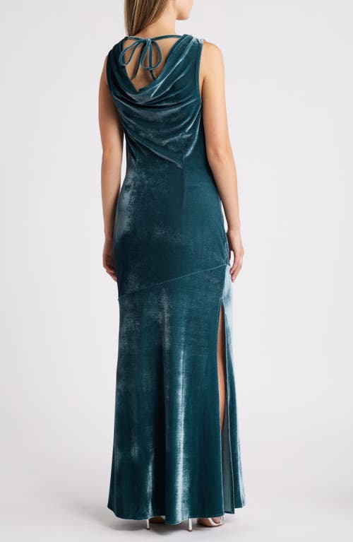 CHELSEA28 CHELSEA28 DRAPE VELVET DRESS 