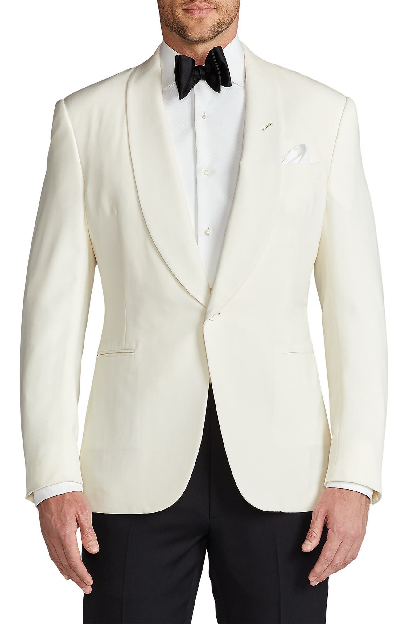 ralph lauren ivory dinner jacket