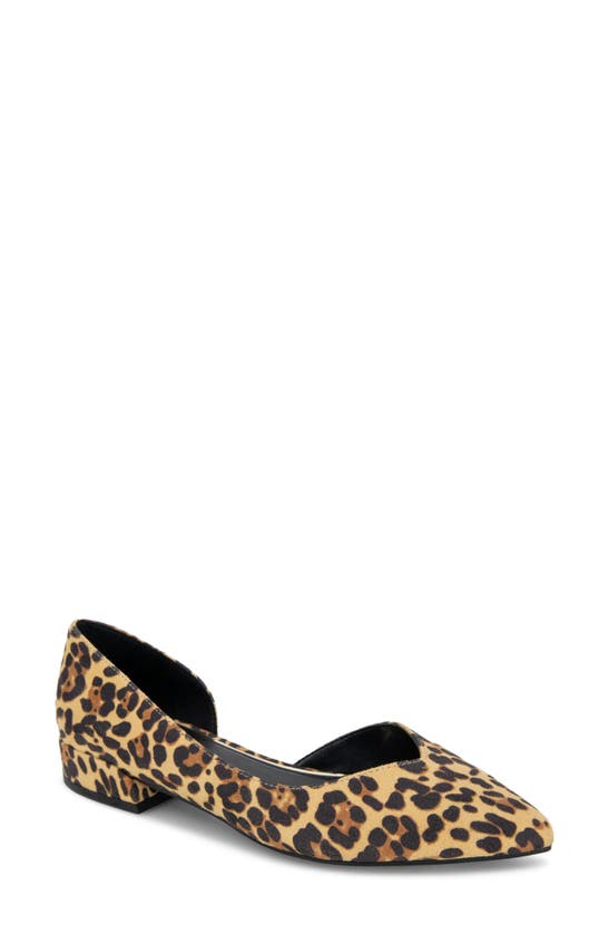 Shop Kenneth Cole Carmina Half D'orsay Flat In Animal