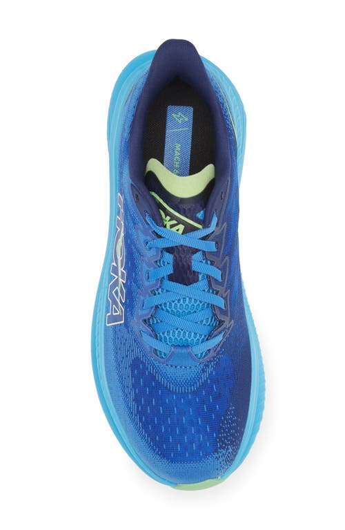 Shop Hoka Mach 6 Running Shoe In Virtual Blue/bellwether Blue