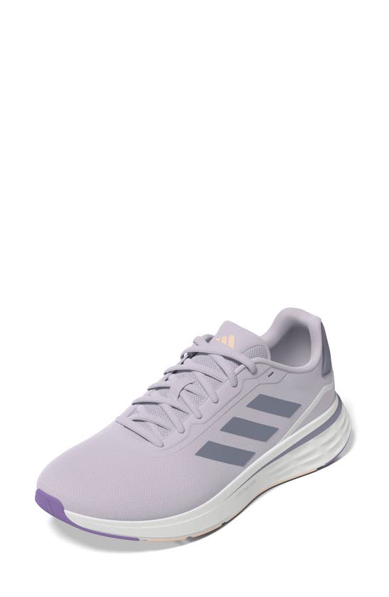 Adidas Originals Trace Sneaker In Silver / Violet/ Violet