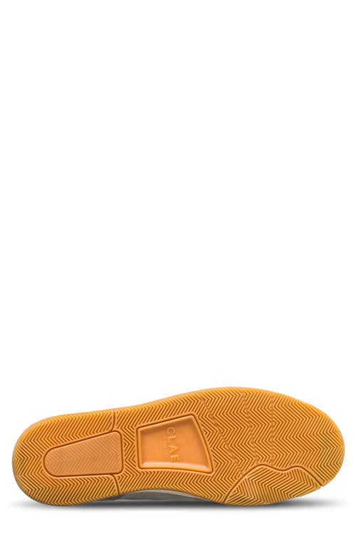 Clae Haywood Leather Sneaker In Feather Grey Suede