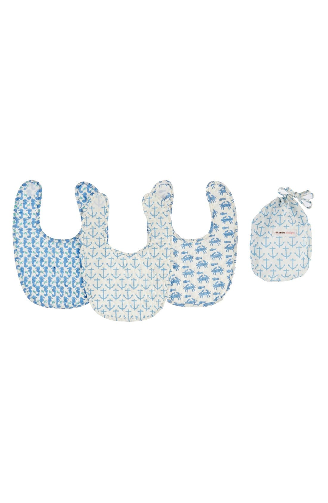 rikshaw design 'Bag of Bibs' Organic Cotton Bibs (3Pack) Nordstrom
