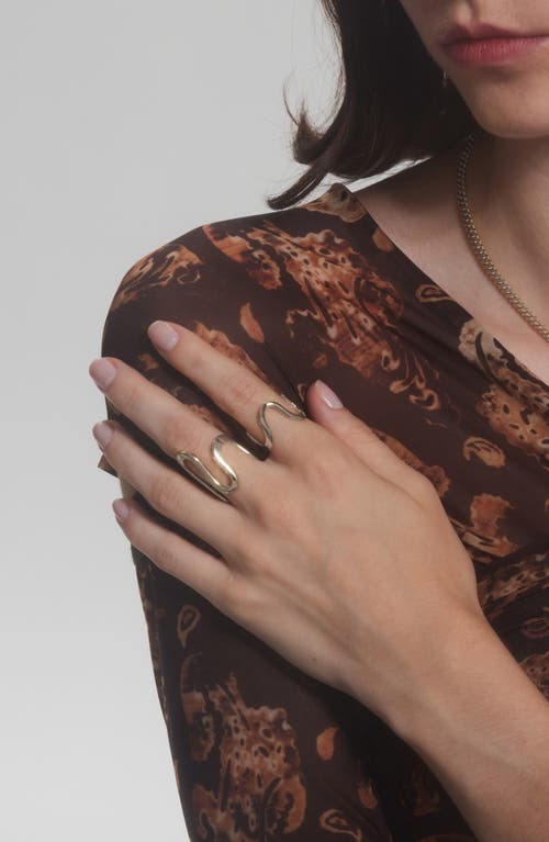 Lady Grey Peak Ring In Silver