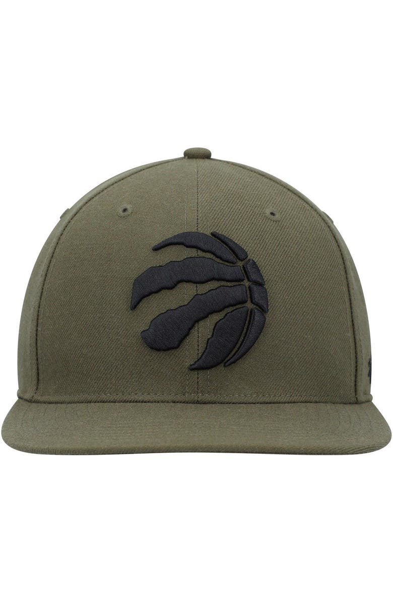 '47 Men's '47 Olive Toronto Raptors Ballpark Camo Captain Snapback Hat ...
