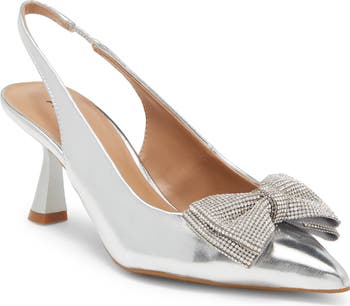 Bow slingback outlet pumps