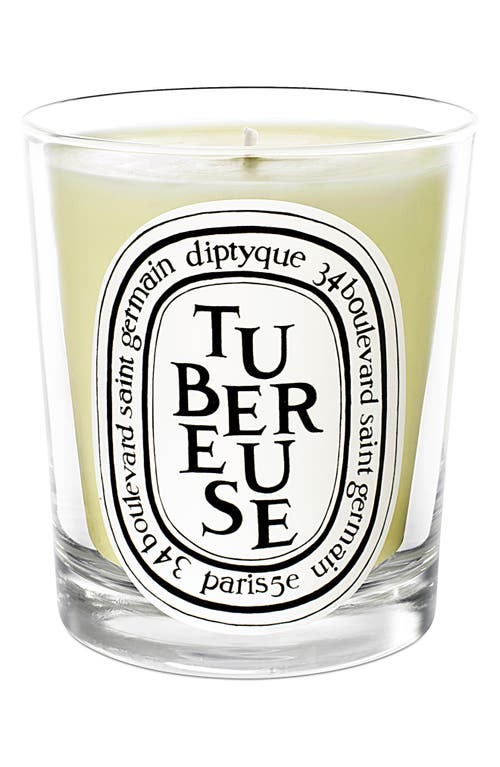 Diptyque Tubereuse (Tuberose) Scented Candle in Clear Vessel at Nordstrom