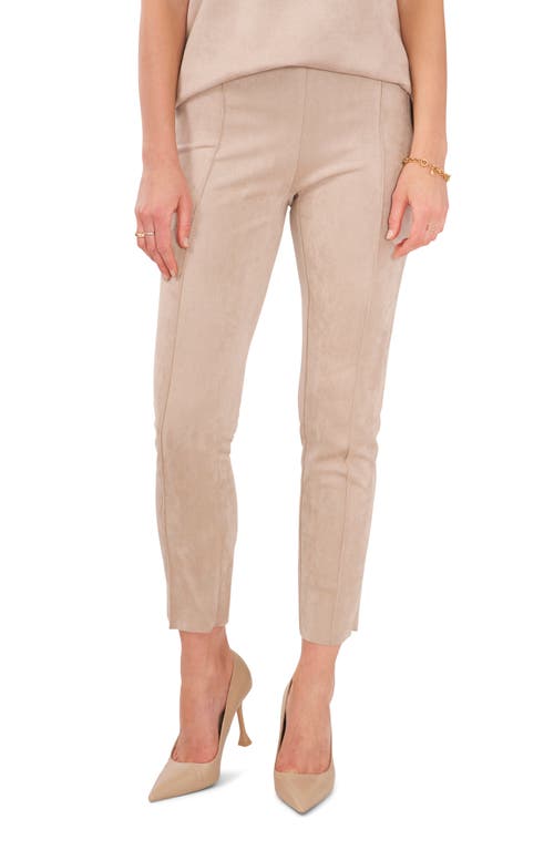 Vince Camuto Pintuck Faux Suede Leggings at Nordstrom,