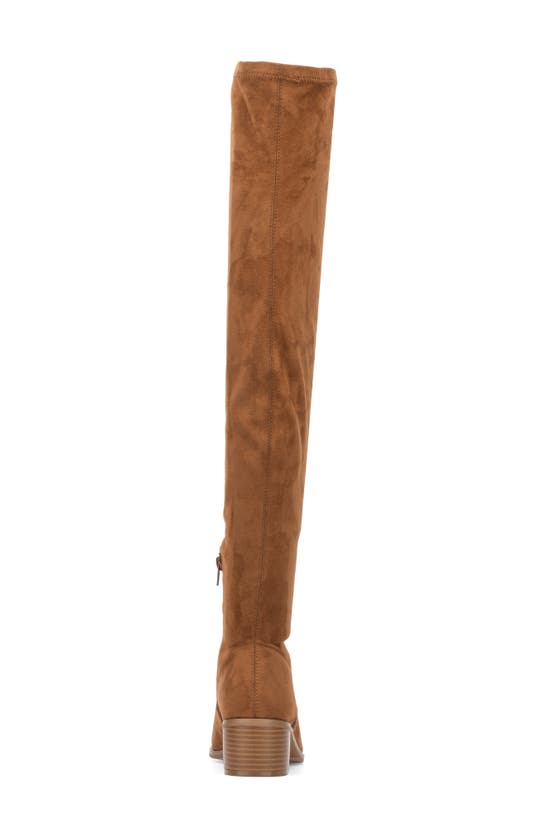 New York And Company Ruby Tall Boot In Cognac