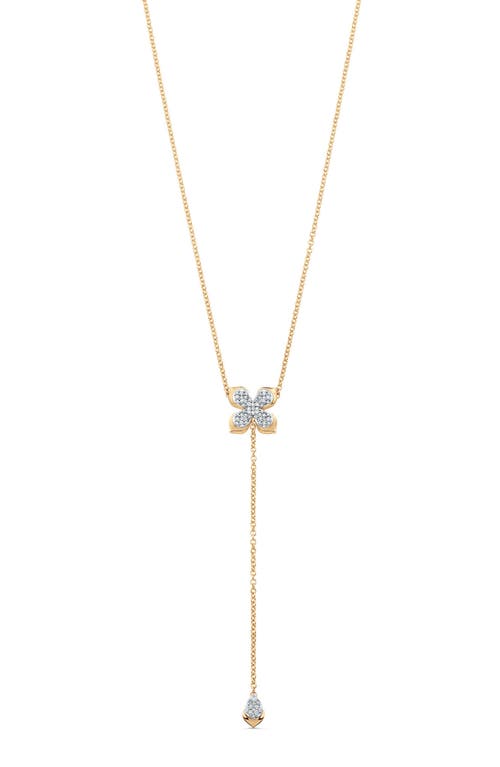 Sara Weinstock Lierre Diamond Y-Necklace in Yellow Gold