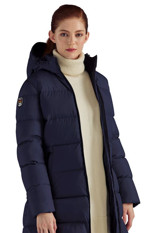 Triple F.a.t. Goose Puffer Down Parka In Navy