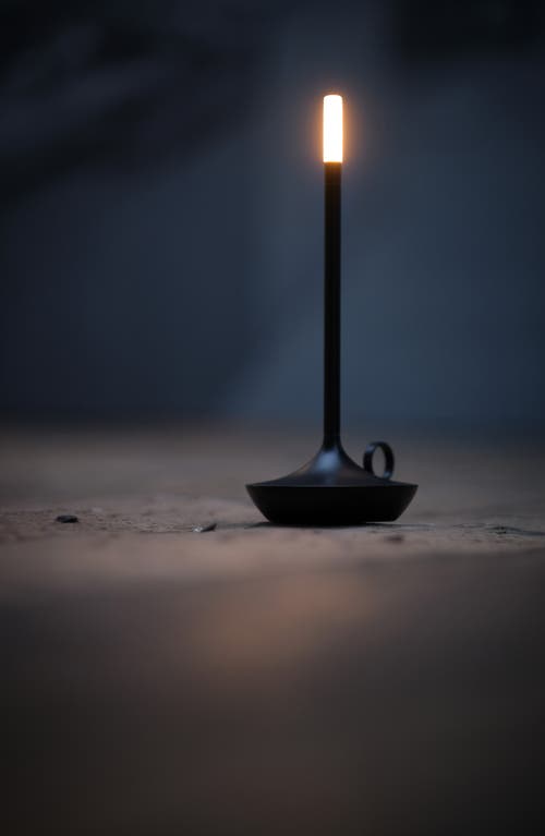Wick By Graypants Wick Rechargeable Table Light In Black