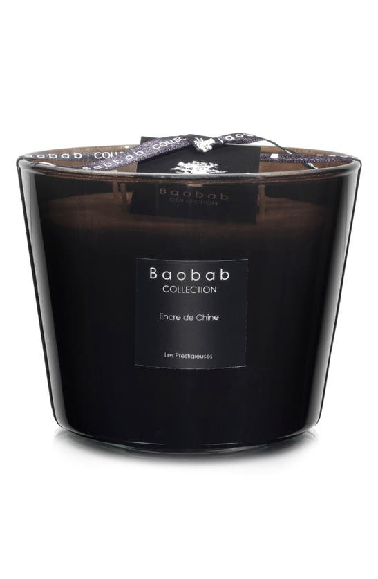 Baobab Collection Max 10 Les Prestigieuses Encre De Chine Scented Candle In Black-small