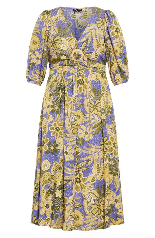 Shop City Chic Daydream Floral Maxi Dress In Batik Bloom