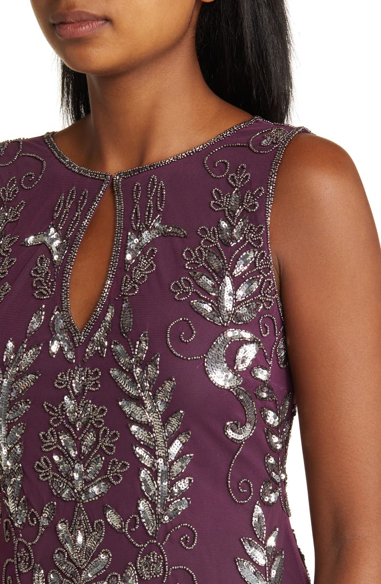 Pisarro Nights Embellished Midi Cocktail Dress Nordstrom 