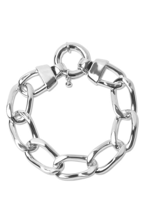 Shop Argento Vivo Sterling Silver Large Oval Link Bracelet