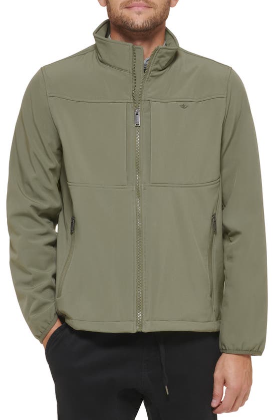 DOCKERS DOCKERS® WATER RESISTANT SOFT SHELL JACKET