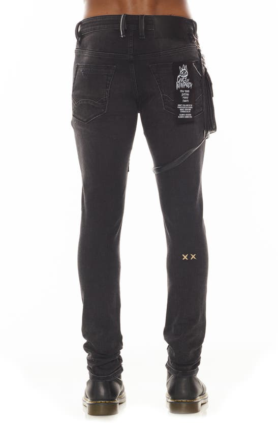 Cult Of Individuality Punk Super Skinny Jeans In Mixer In Mixer