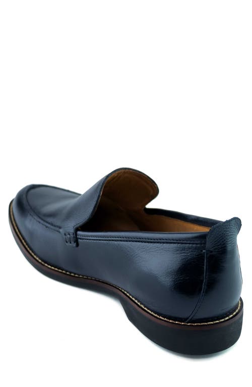 Marc Joseph New York Clayton Rd Venetian Loafer In Navy Napa Soft