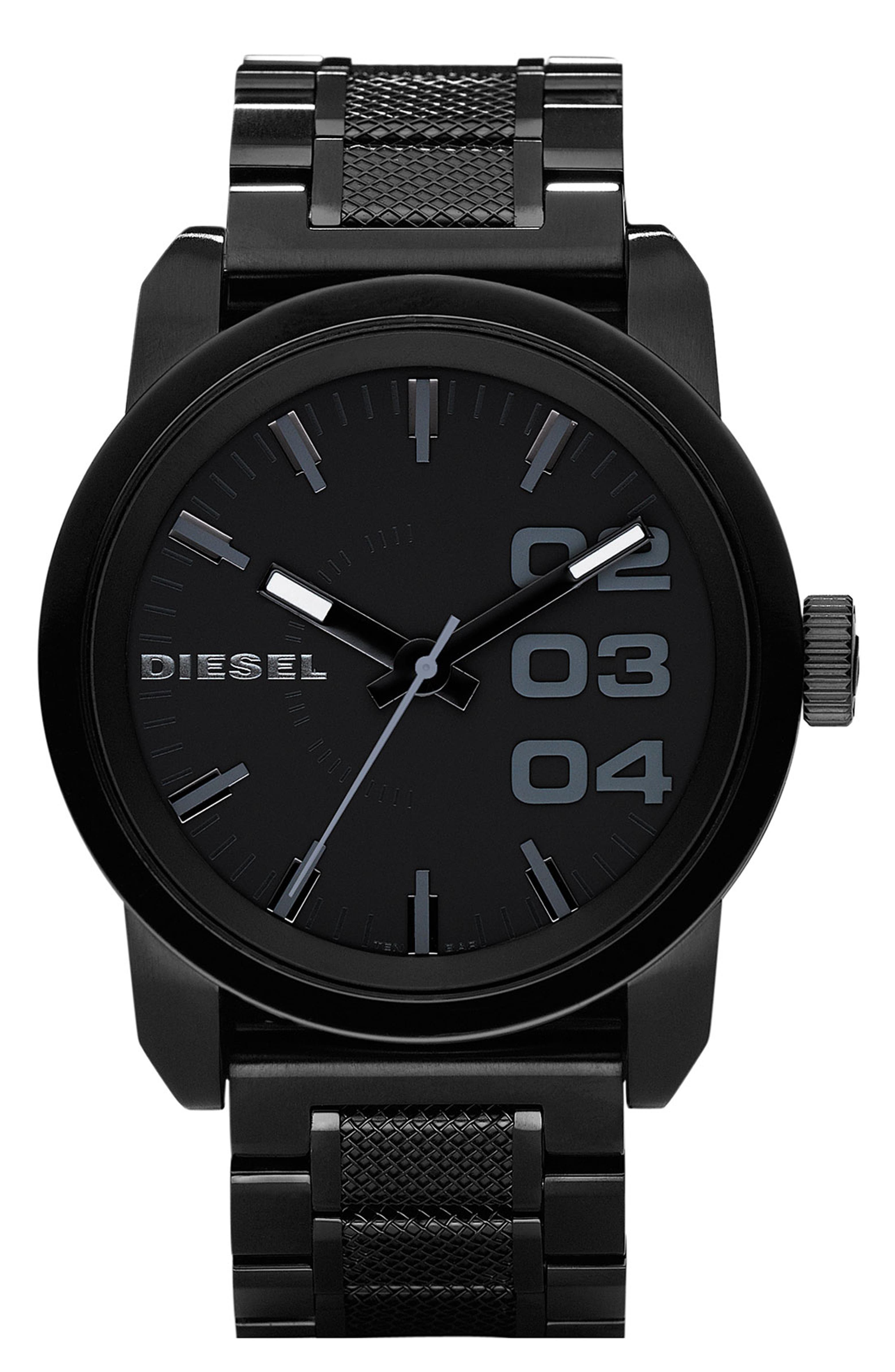 DIESEL® 'Double Down' Bracelet Watch, 46mm | Nordstrom